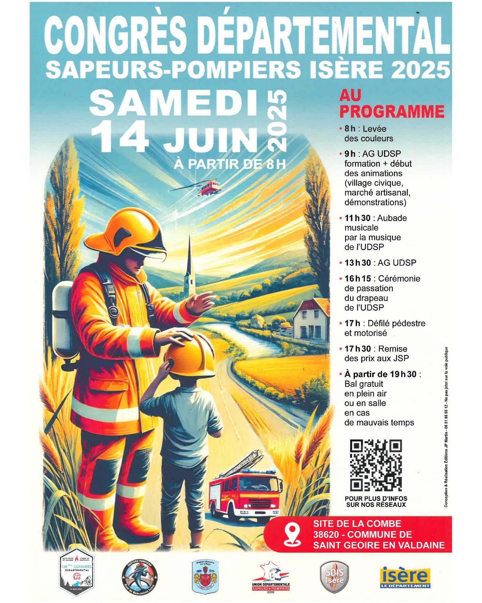 You are currently viewing CONGRÈS DÉPARTEMENTAL DES SAPEURS-POMPIERS DE L’ISÈRE – 14 JUIN 2025