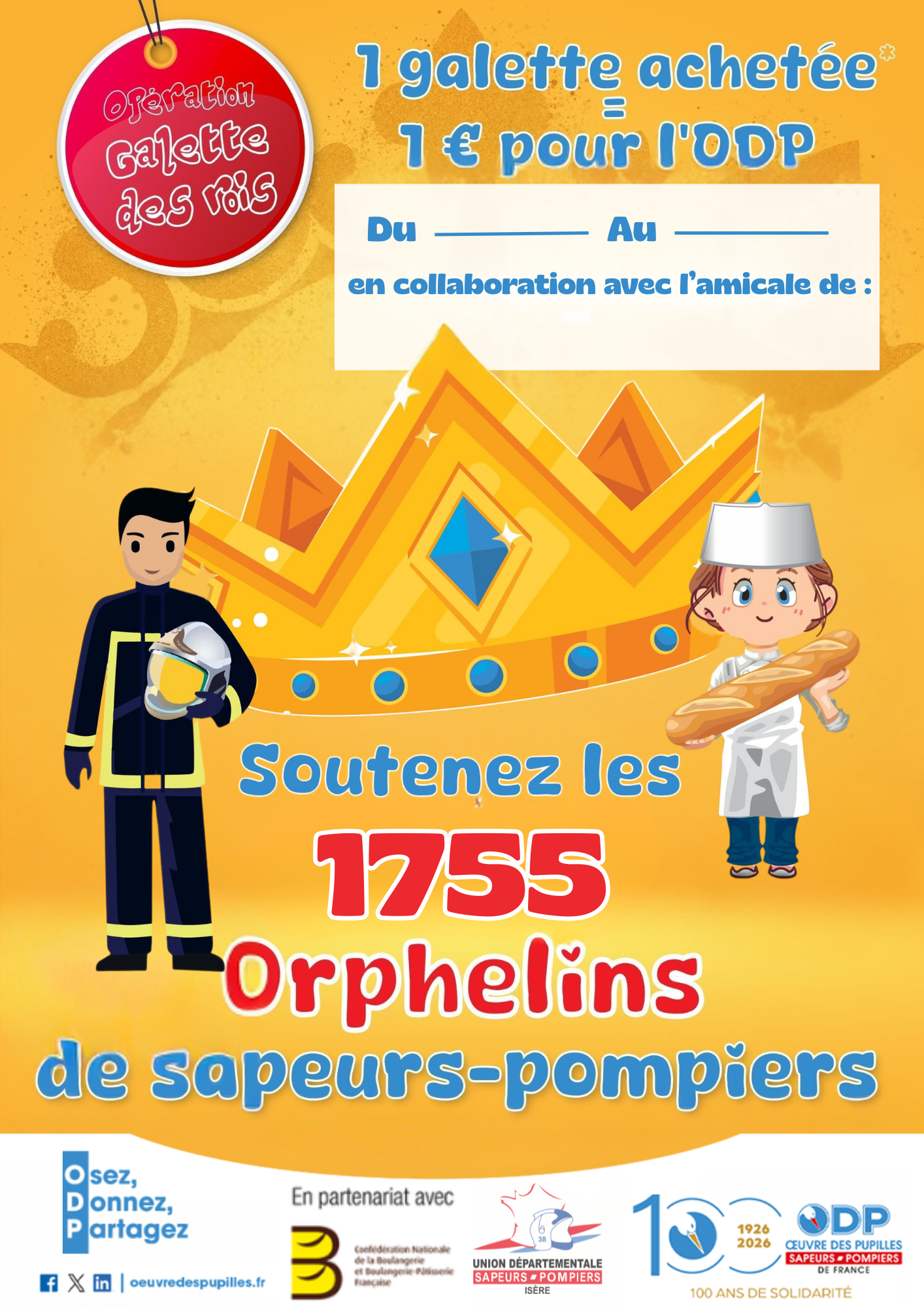 You are currently viewing GALETTES SOLIDAIRES POUR L’ŒUVRE DES PUPILLES